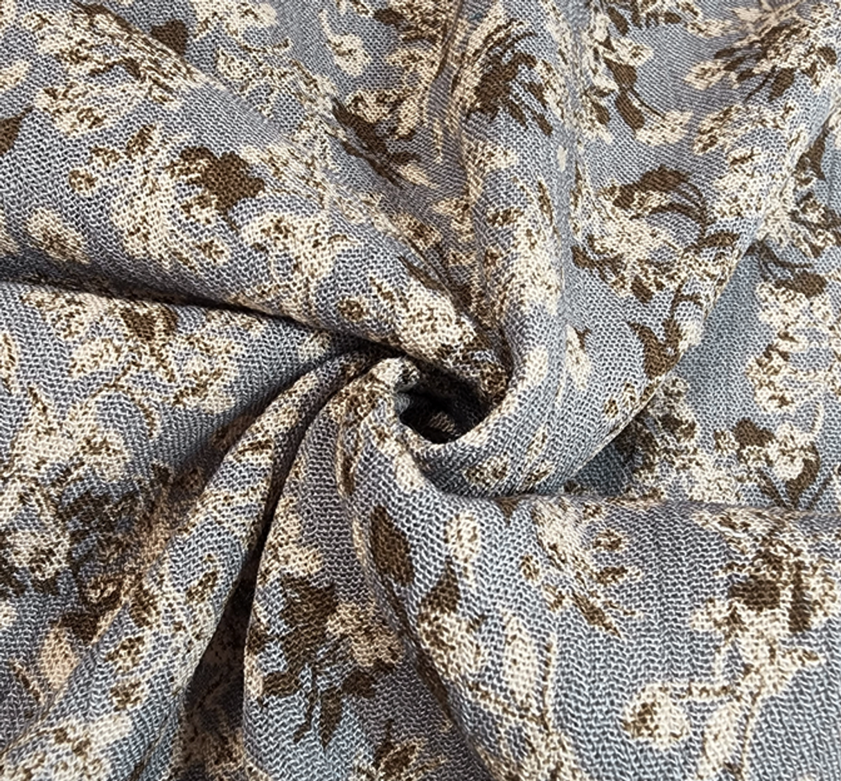 1 Yard Rayon Crinkle Apparel Fabric, Dune Color, 50/52” Wide Lightweight Woven Material