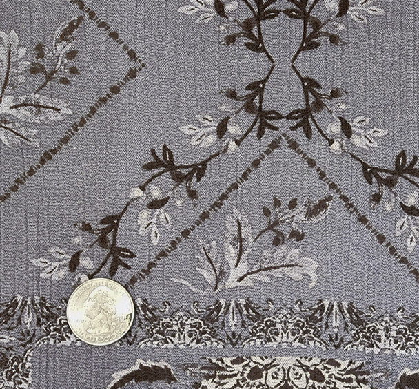 1 Yard Textured Warm Gray Rayon Crinkle FabricRayon Crepon Apparel 50/52 Inch Width