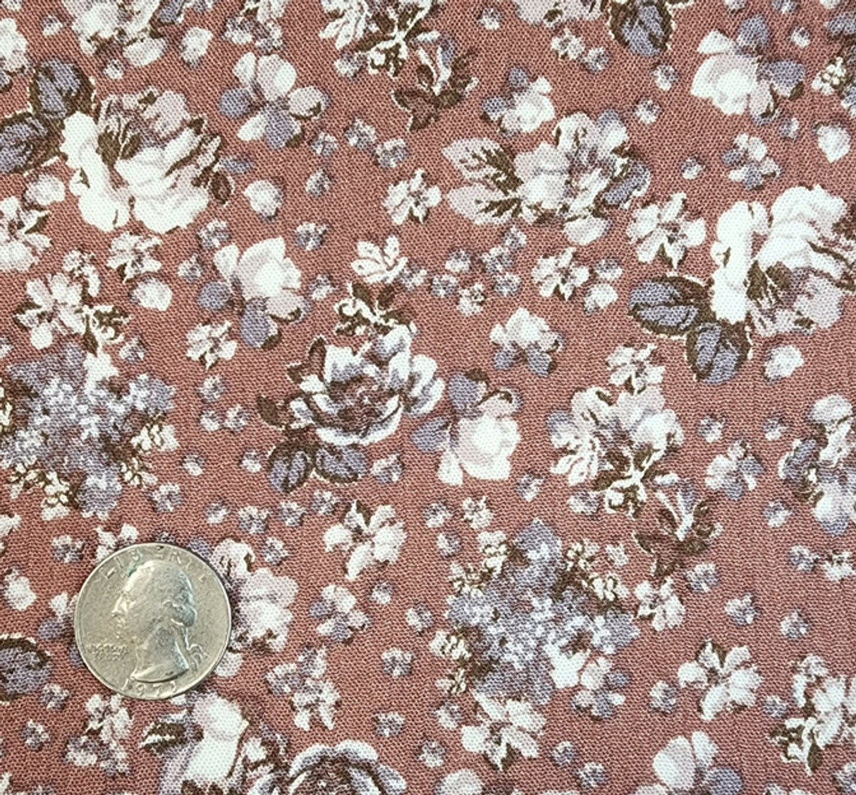 1 Yard Rose Rayon Crinkle Fabric Rayon Lightweight Apparel 50/52 Inch Width