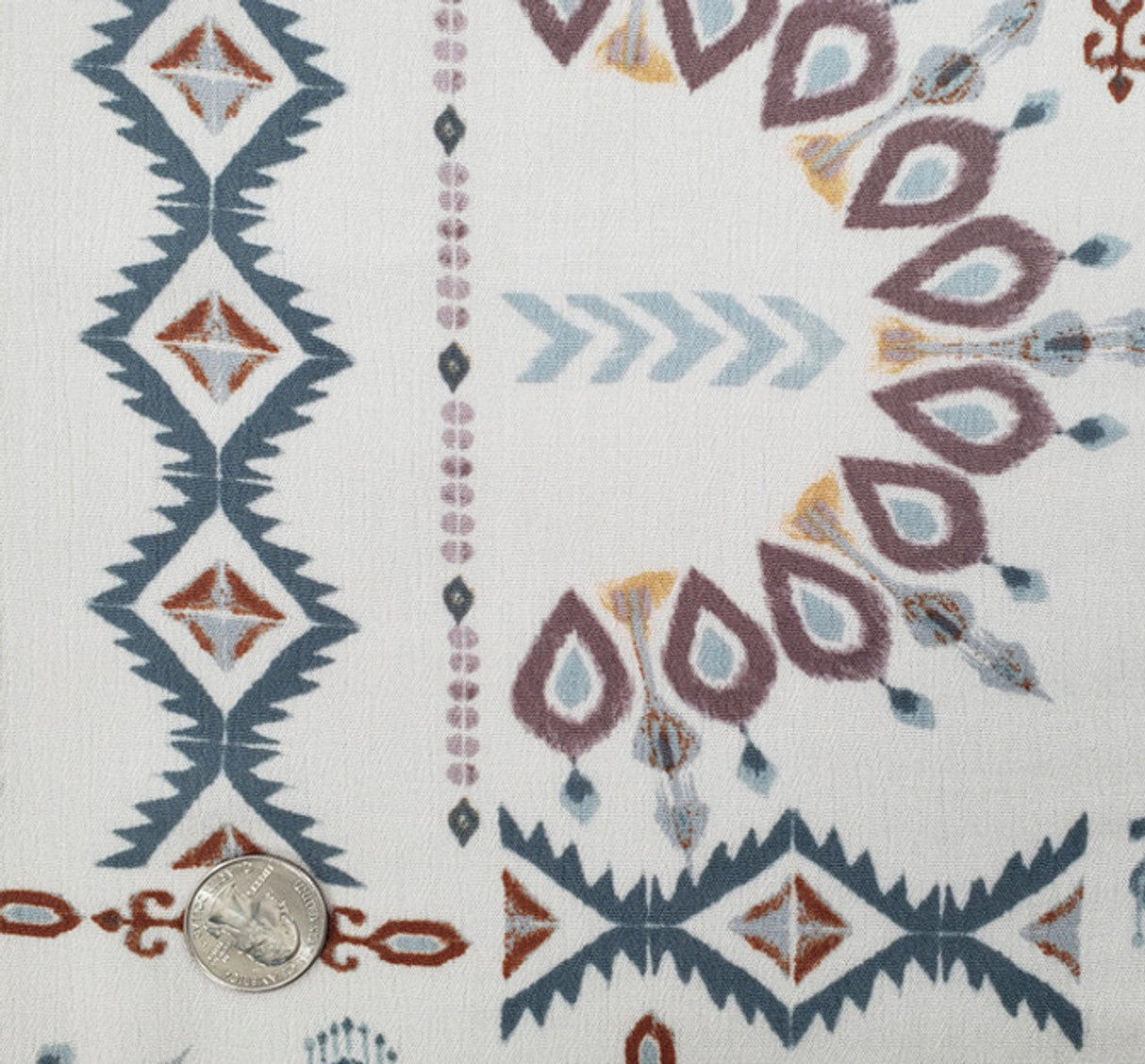 1 Yard Rayon Crinkle Crepon Fabric Pink Sage, Lightweight Draping Apparel Fabric 50/52" Wide