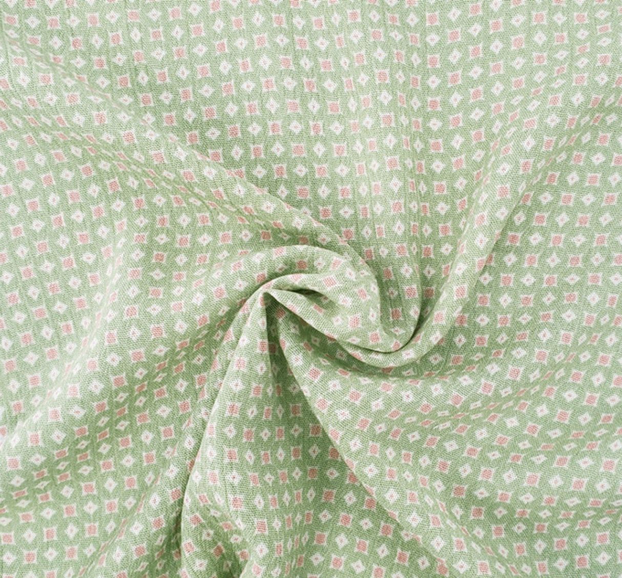 1 Yard Rayon Crinkle Lightweight Soft Breathable Fabric for Dresses Skirts Width 50/52"