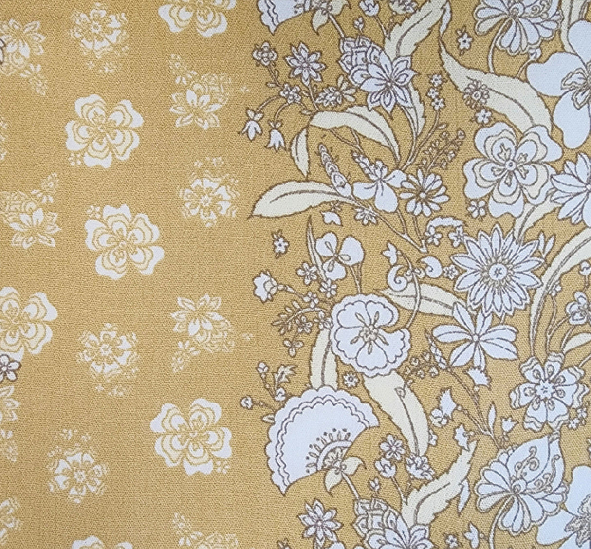 1 Yard Rayon Crinkle Crepon Fabric Mango, Lightweight Woven Apparel Material 50/52" Wide