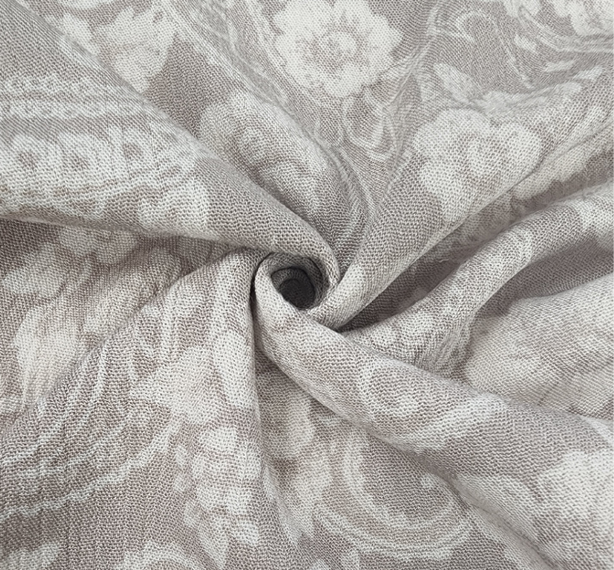 1 Yard Rose Dust Rayon Crinkle Fabric For Dresses Blouses Skirts Lightweight Apparel 50/52" Width