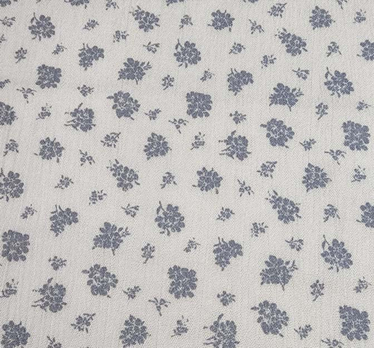 Rayon Crinkle Cool Gray 1 Yard Lightweight Textured Crepon Fabric