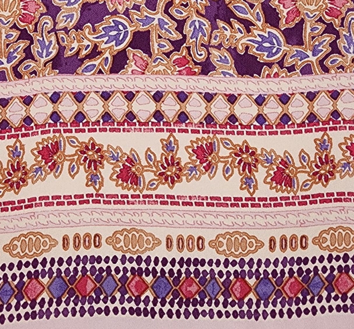 Rayon Messy Crepe Purple 55/56" Soft & Breathable 1 Yard Apparel Fabric with Elegant Drape