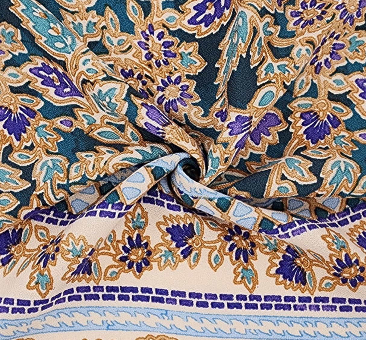 Rayon Messy Crepe Teal 55/56" 1 Yard Lightweight & Flowing Apparel Fabric for Stylish Garments