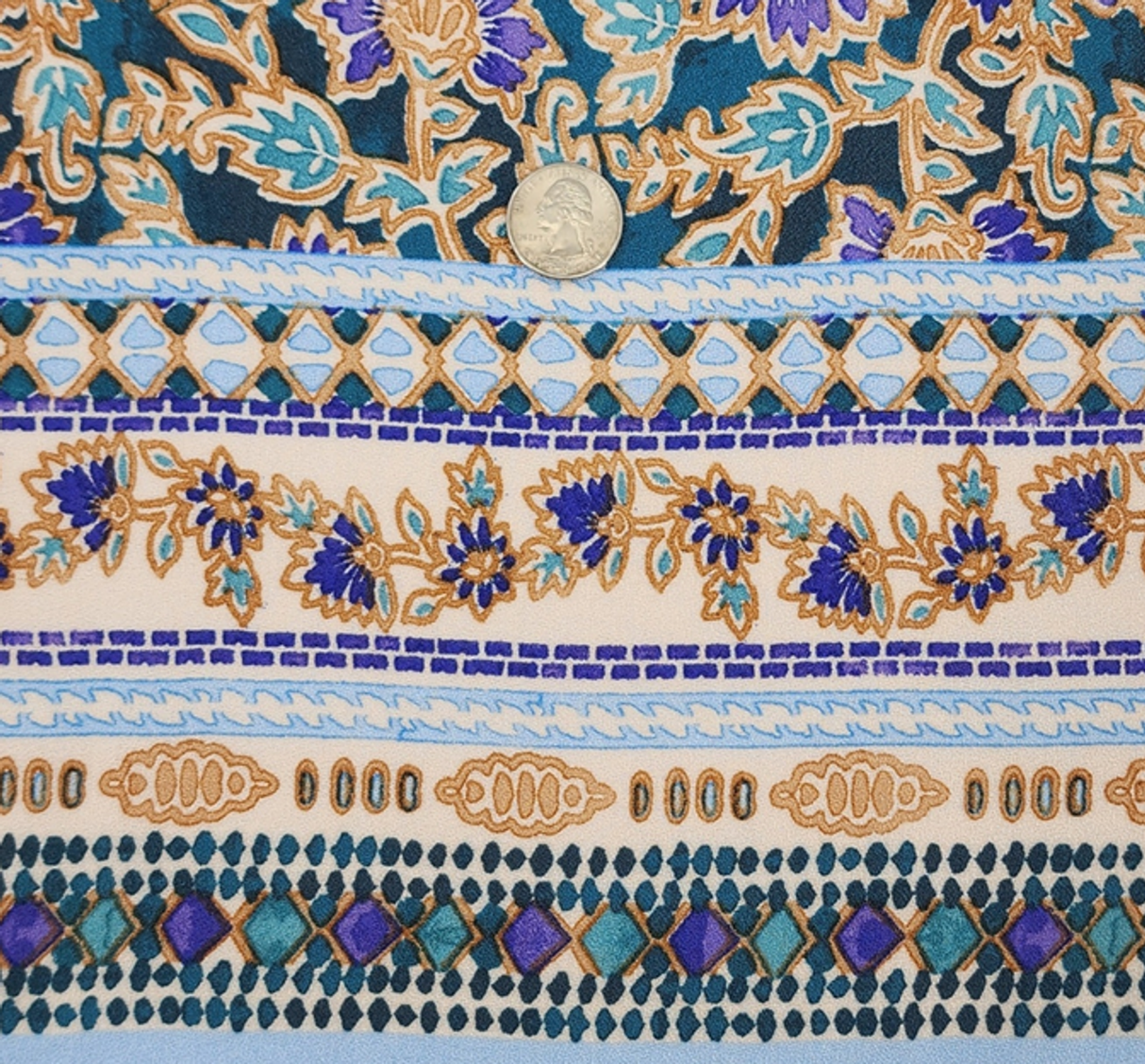 Rayon Messy Crepe Teal 55/56" 1 Yard Lightweight & Flowing Apparel Fabric for Stylish Garments