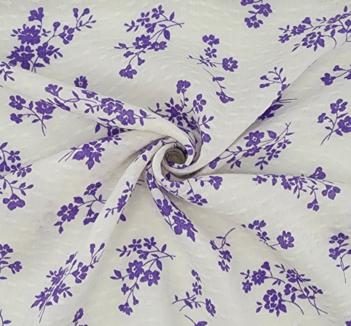 1 Yard Off White or Purple Rayon Jacquard Dobby Dot 53/54" Wide for Elegant Apparel