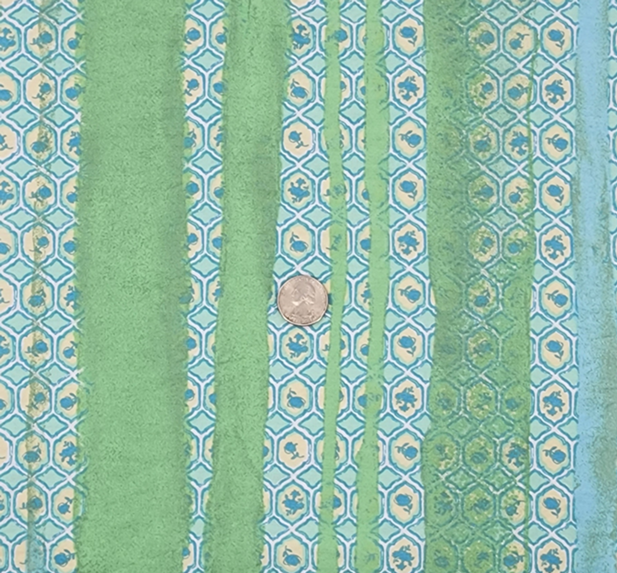 1 Yard Rayon Nylon Poplin Fabric Green For Skirts Tops And Lightweight 57/58 Inches Width