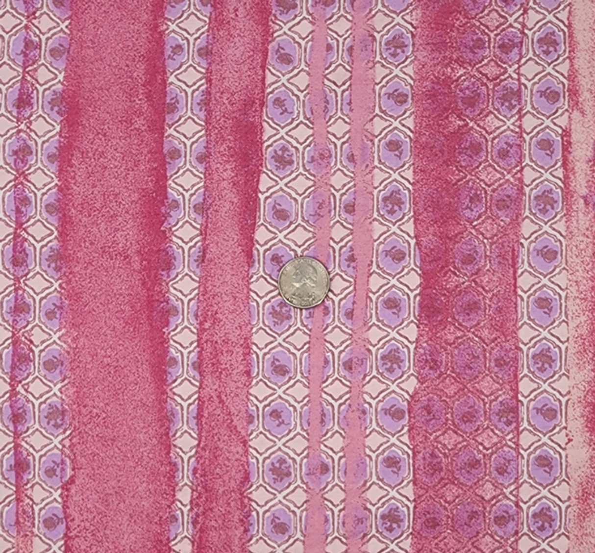 1 Yard Pink Rayon Nylon Poplin Fabric for Tailored Clothing and Casual Wear 57/58 Inches Wide