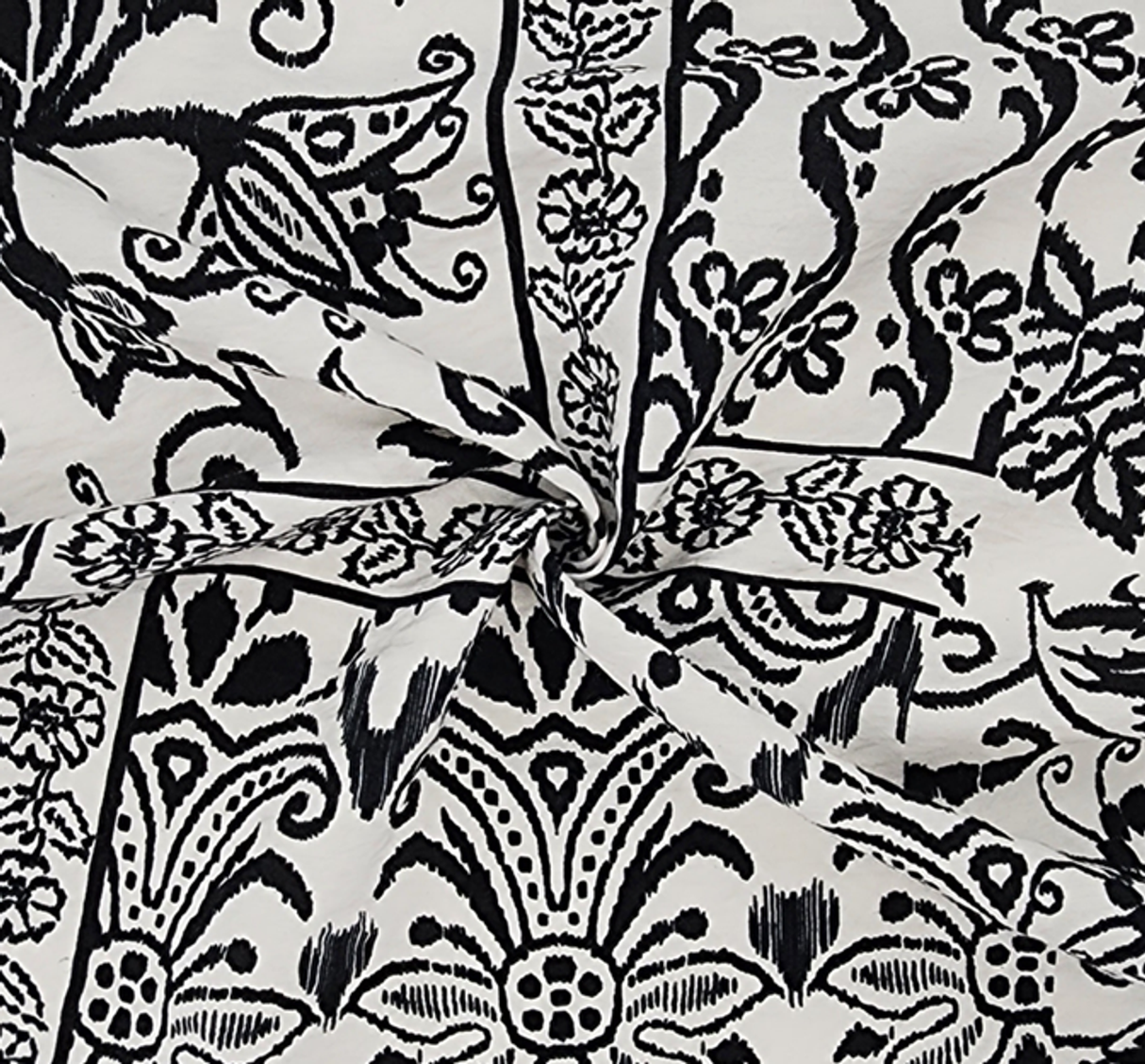 1 Yard Off White Rayon Nylon Poplin Fabric Smooth Lightweight Material for Apparel and Linings 57/58 Inches Wide