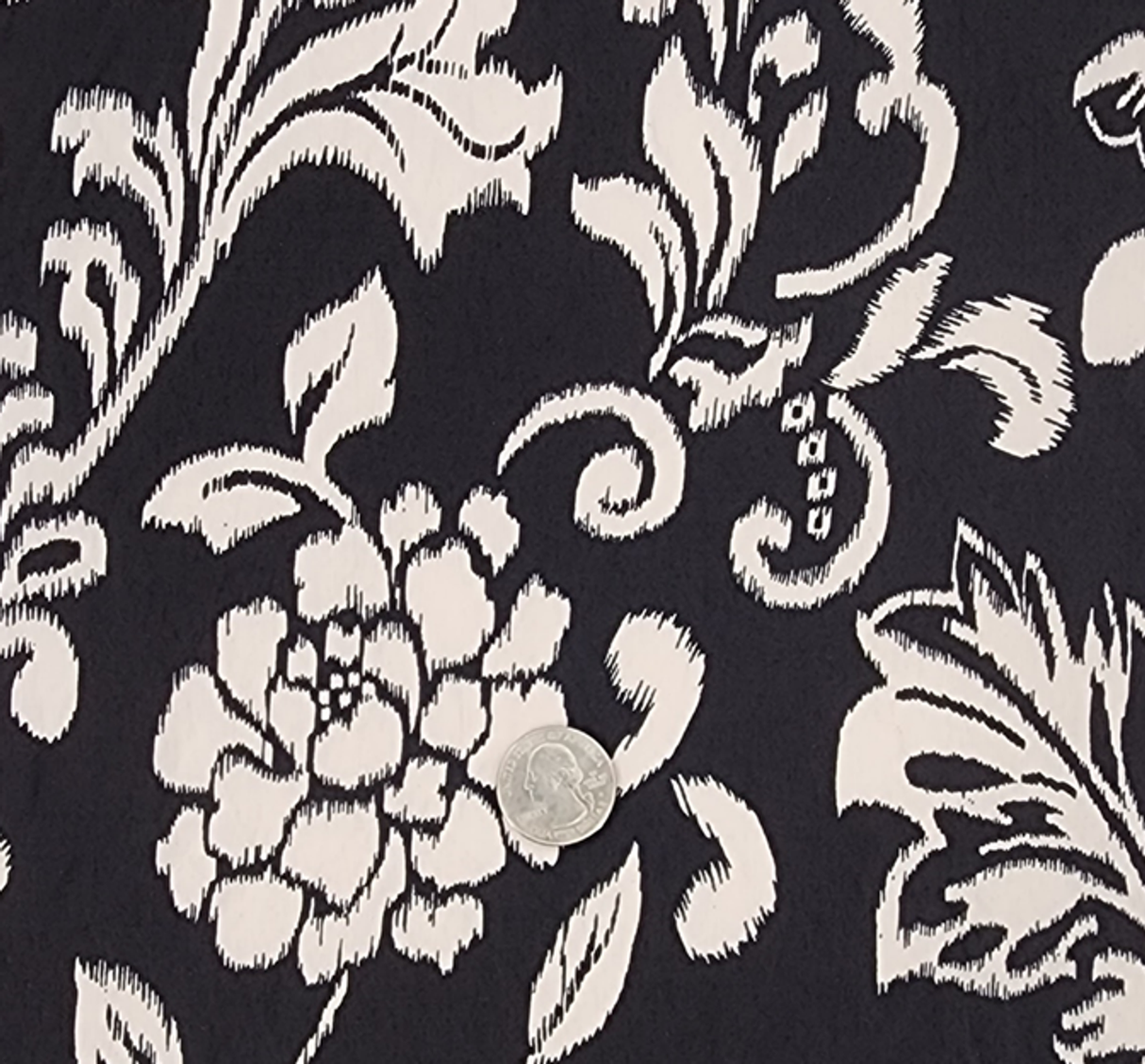 Rayon Nylon Poplin Black 1 Yard Lightweight 57/58" Apparel Fabric