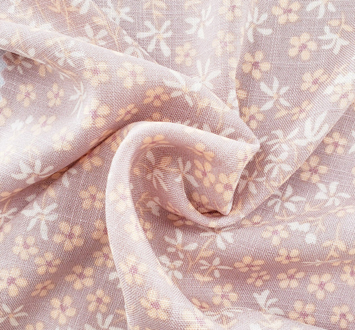 Cameo Rose Rayon Slub Fabric 55/56" Wide 1 Yard Lightweight Soft Textured Apparel