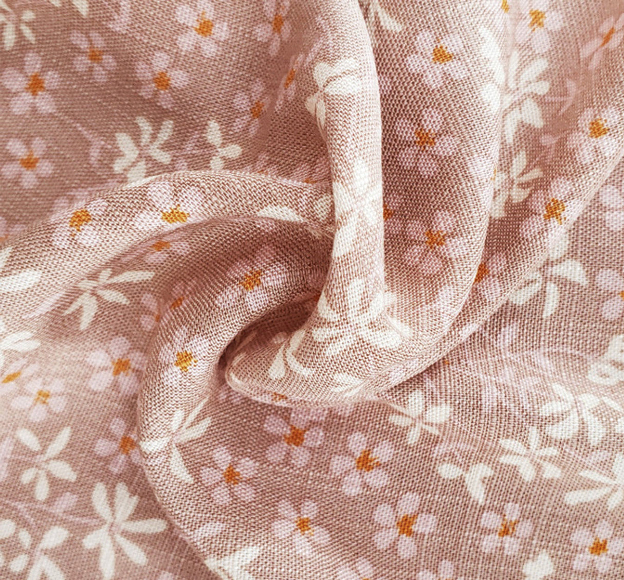 1 Yard Cookie Doe Rayon Slub Fabric for Sewing Lightweight Fashion Dresses Shirts Width 55/56 Inches