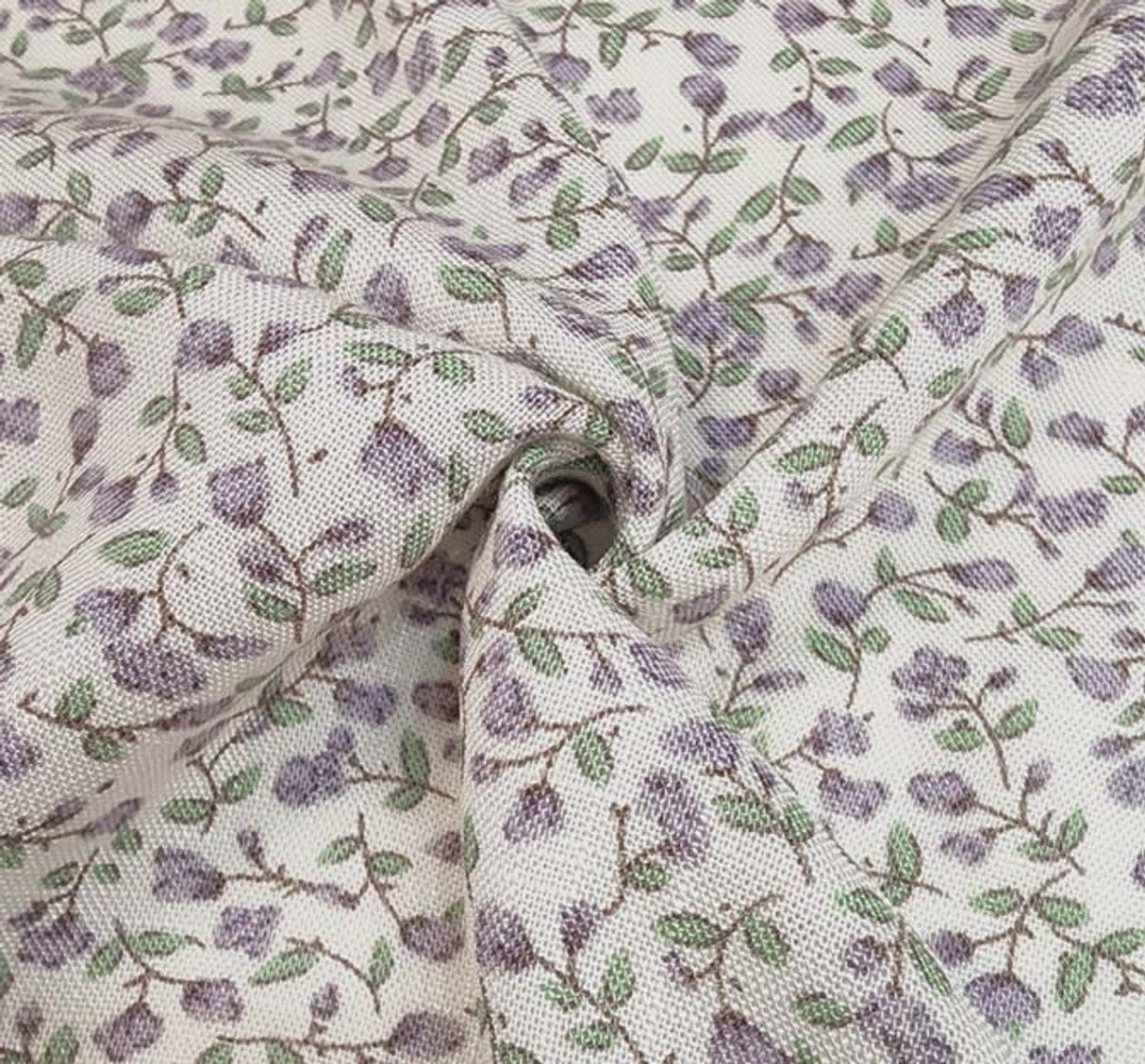 Rayon Slub Lilac Marble Fabric 55/56? Wide, Linen Textured Lightweight Apparel 1 Yard Fabric