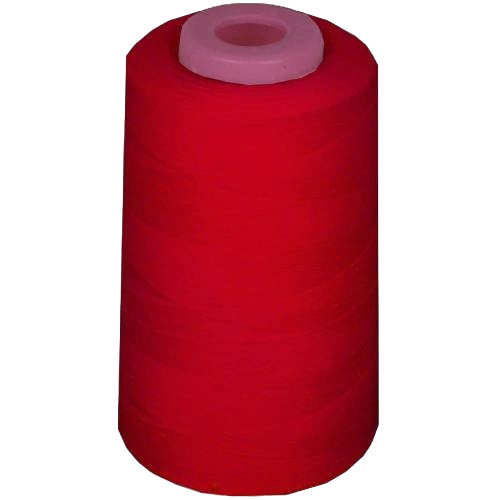 1 Pack of 6000 Yard Red Spools Sewing Thread All Purpose 100% Spun Polyester Overlock Cone