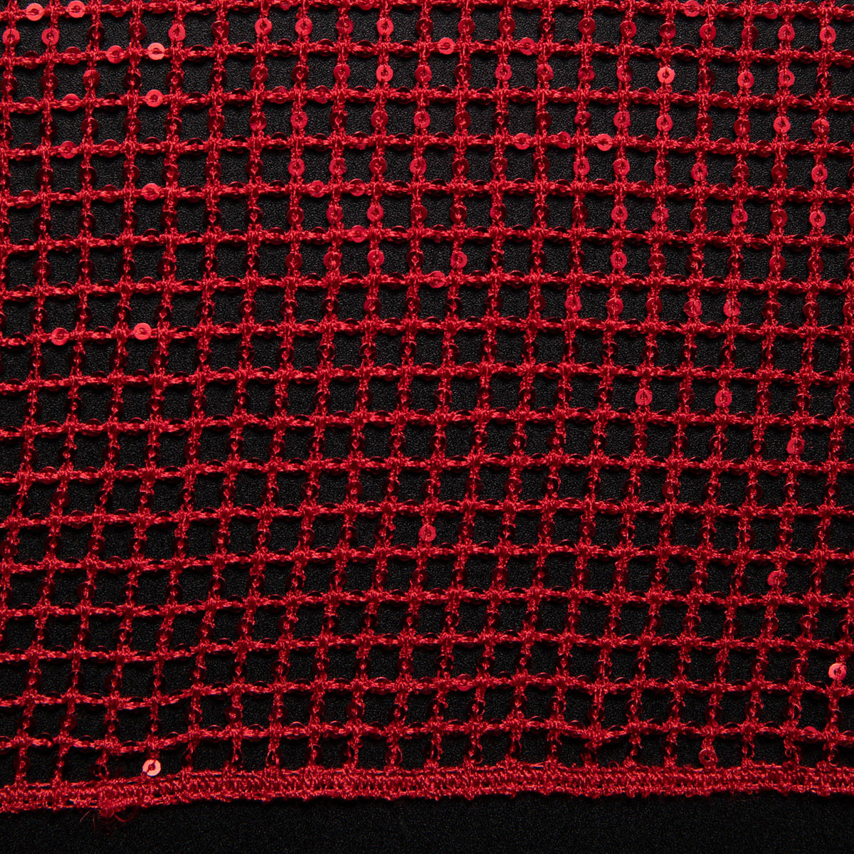 1 Yard Open Lace Fabric Sequins Lightweight Glamorous Elegant Look 52" Wide