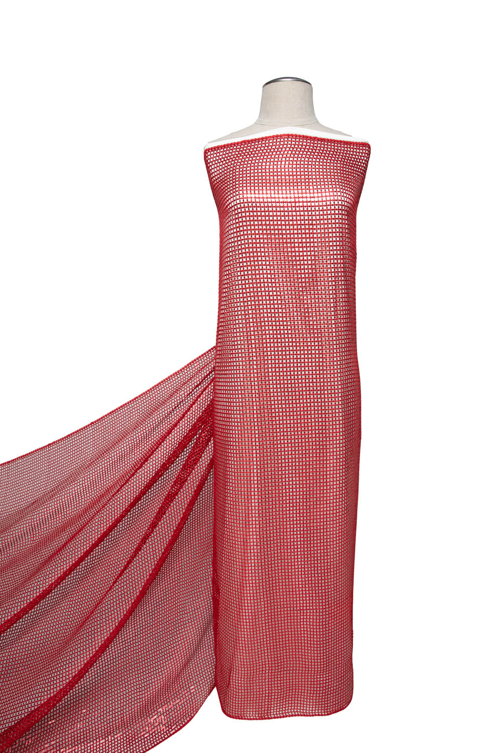 1 Yard Open Lace Fabric Sequins Lightweight Glamorous Elegant Look 52" Wide