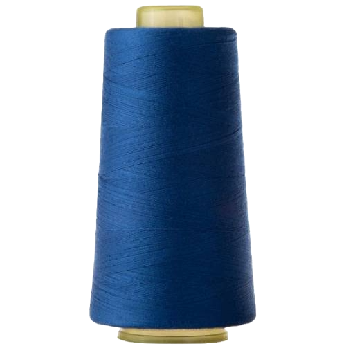 1 Pack of 6000 Yard Royal blue Spools Sewing Thread All Purpose 100% Spun Polyester Overlock Cone