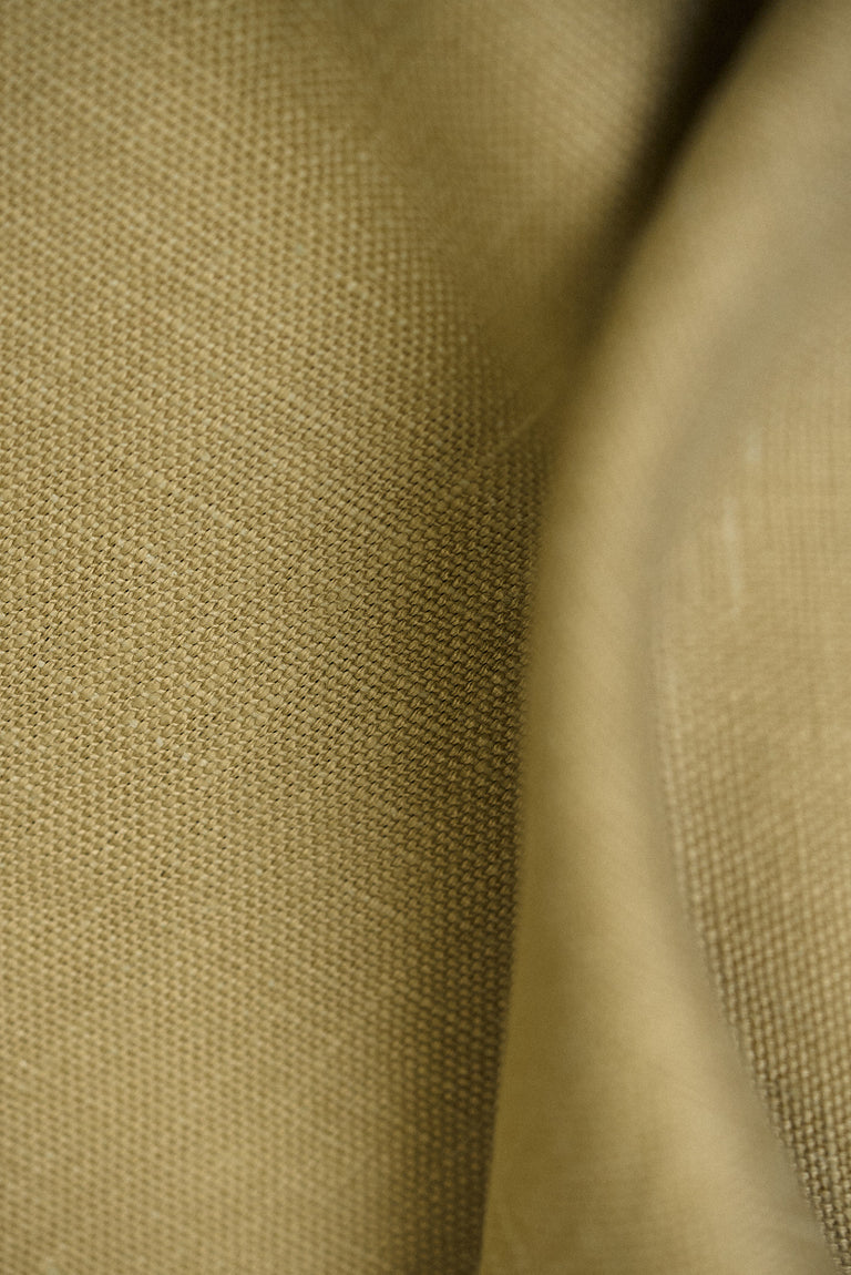 1 Yard Solid Sage Pure Linen Canvas Fabric 10.5 oz Softened 58 Inches Wide