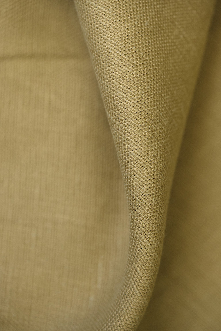 1 Yard Solid Sage Pure Linen Canvas Fabric 10.5 oz Softened 58 Inches Wide