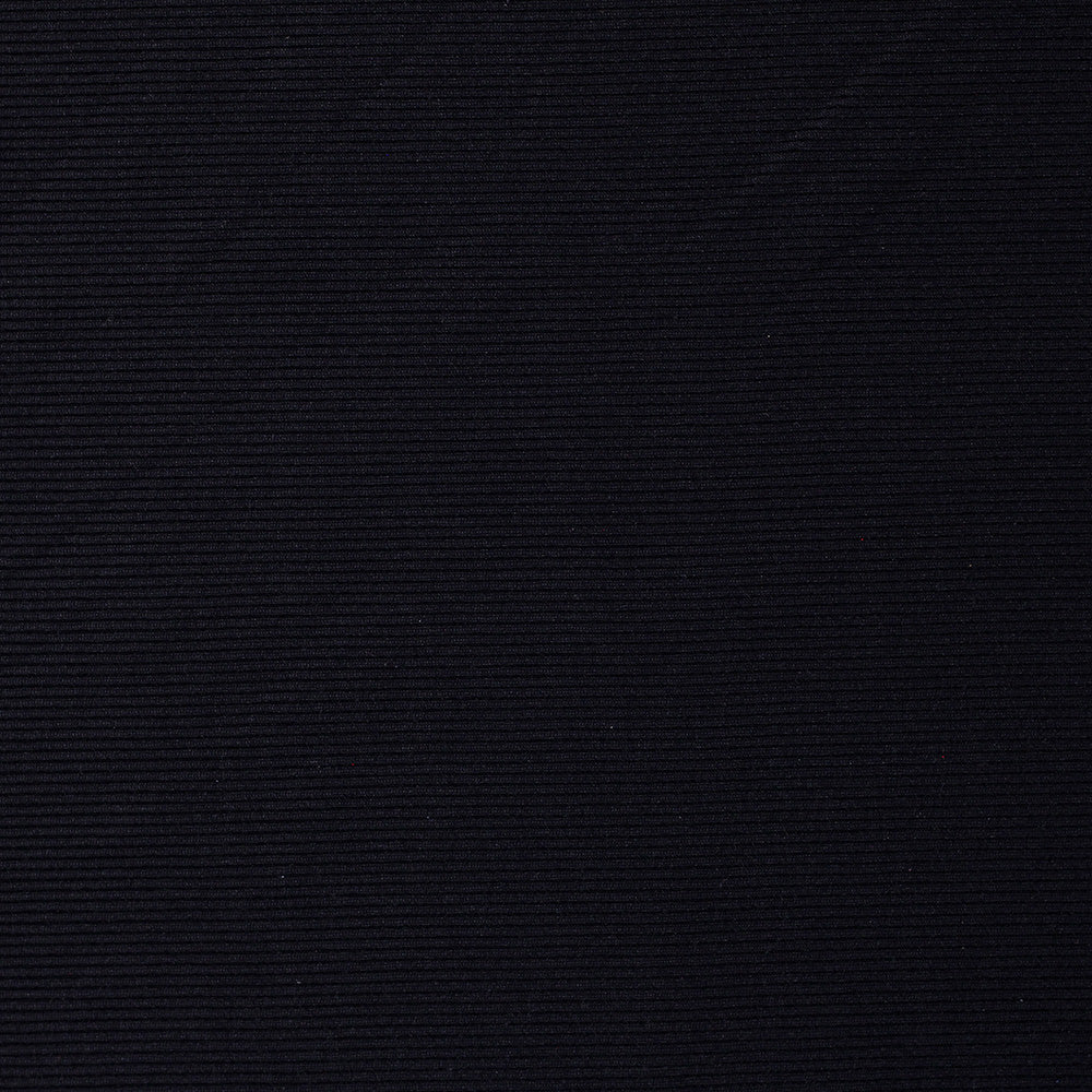 Silky Rib Nylon Spandex Fabric - Black, White, Ribbed Texture, 58-60" Width, 240 GSM (1 Yard)