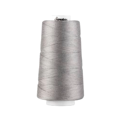 1 Pack of 6000 Yard Silver Spools Sewing Thread All Purpose 100% Spun Polyester Overlock Cone