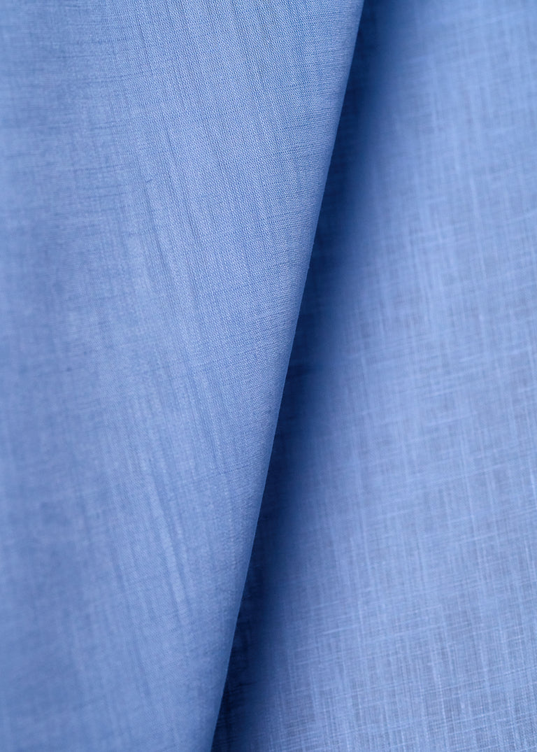 1 Yard Sky Blue Linen Fabric Softened Lightweight Solid 58 Inches Wide for Clothing and Crafts