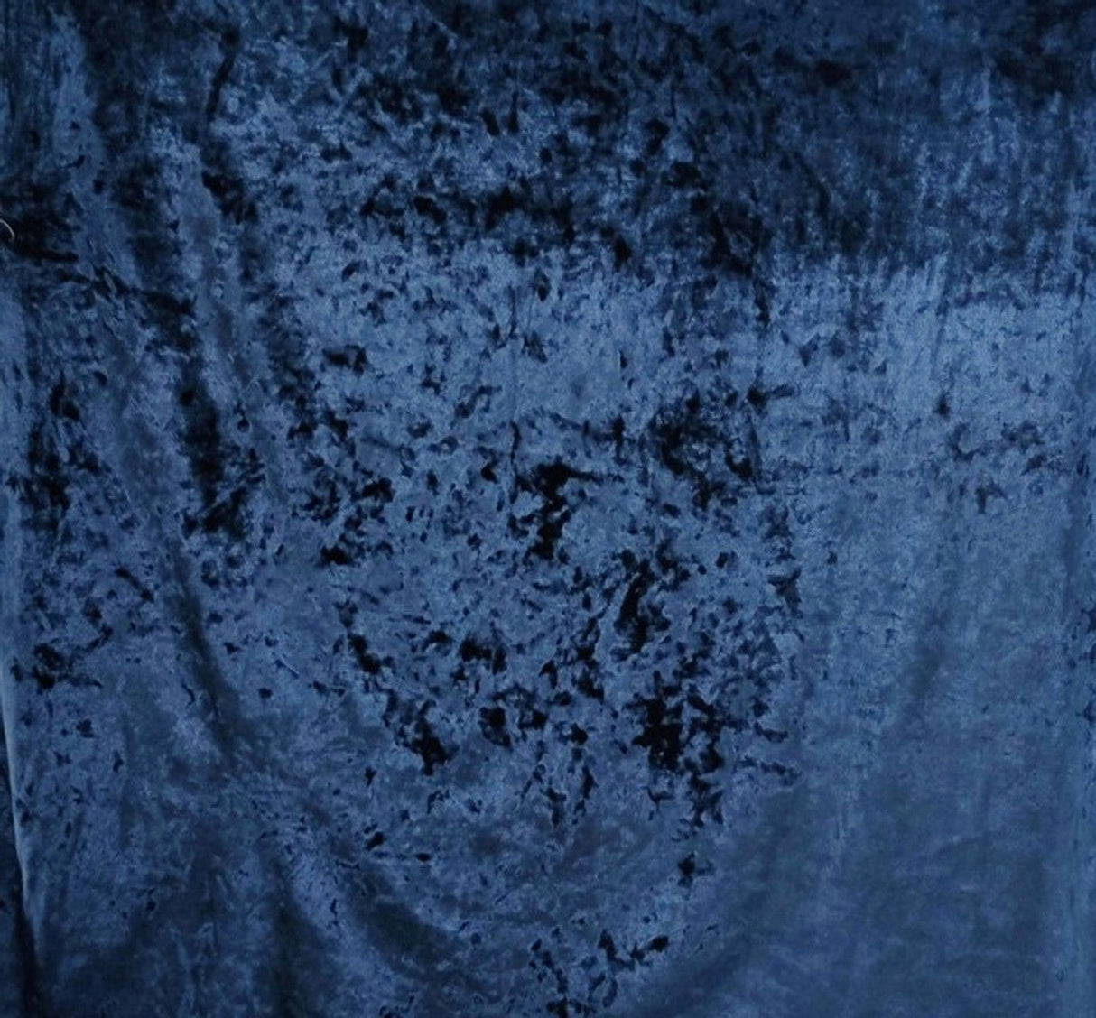 1 Yard Stretch Velvet Crushed Navy Apparel Fabric Polyester Spandex Soft Drapey Holiday Material 58 60 Inches width