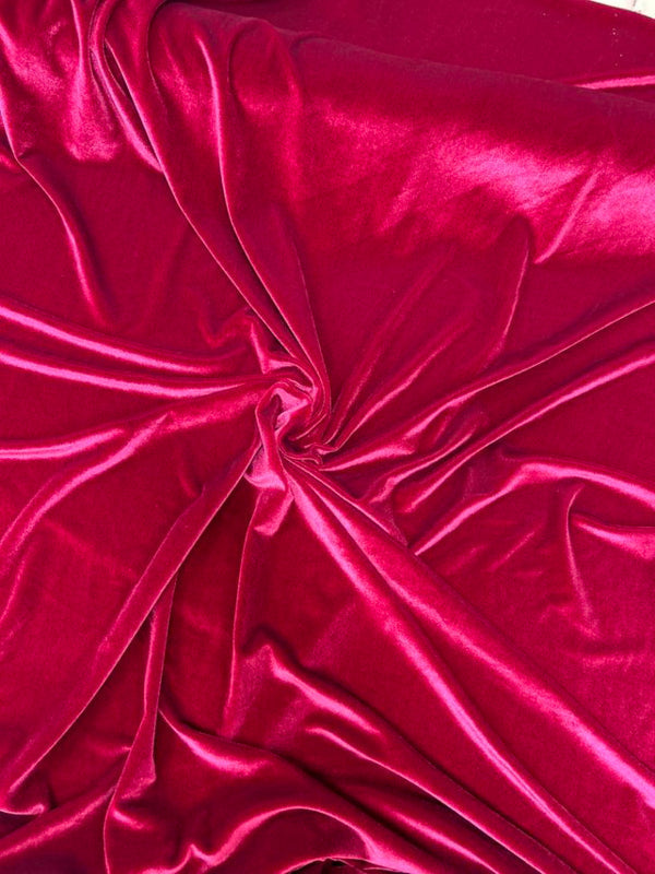 1 Yard Supple Stretch Velvet Fabric for Interiors & Special Events 58/60" Width
