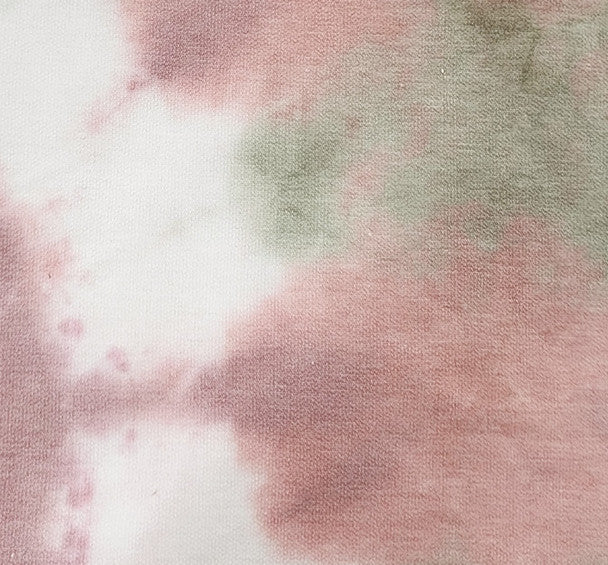 1 Yard Rose Taupe Blush French Terry Knit Fabric Soft Stretch Apparel 58/60 Inches Wide