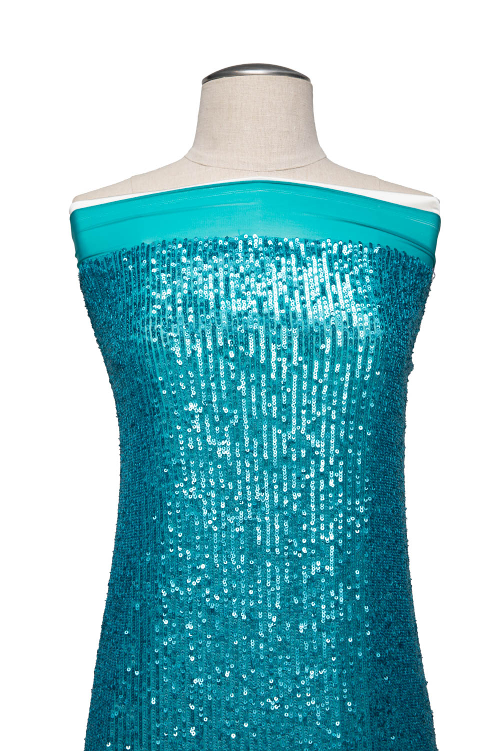 1 Yard Sparkling Embroidered Tulle Lace Fabric with Sequins 46/48" Wide