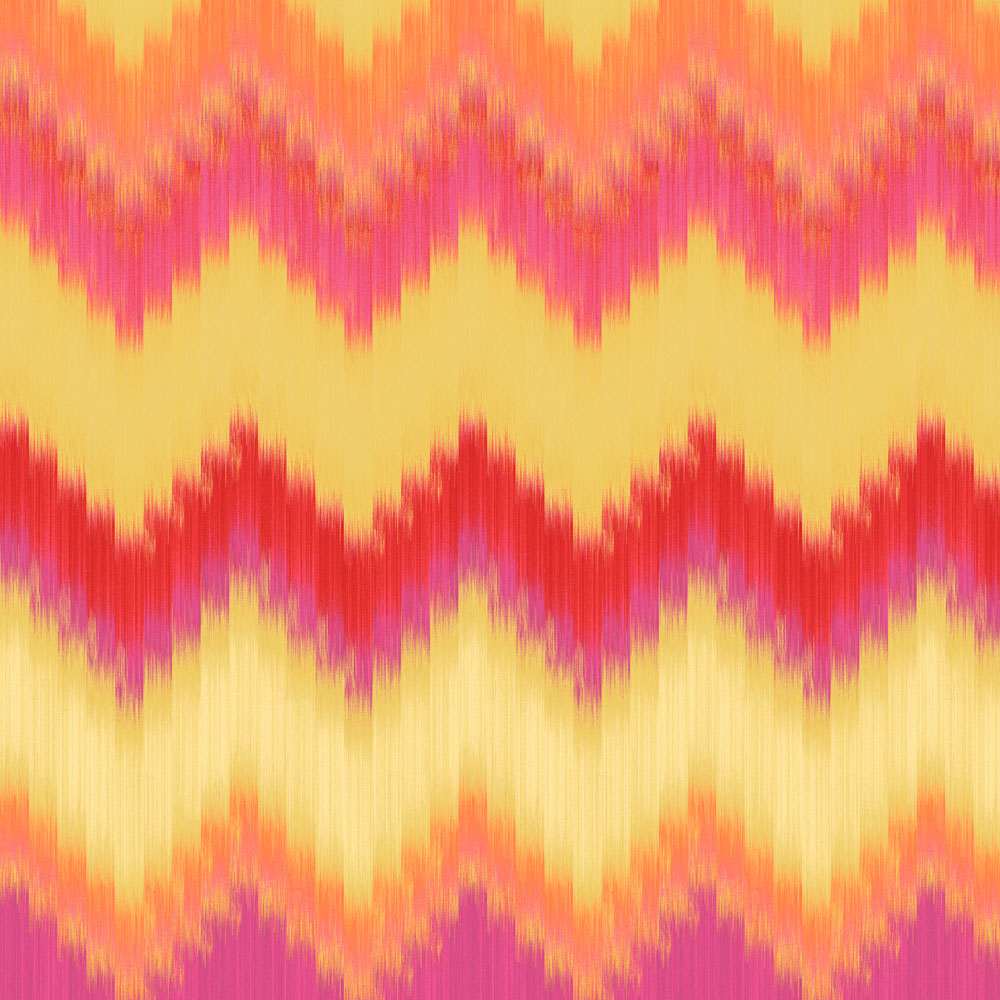 1 Yard Chevron Patterned Tundra Fabric, 25" x 25" Repeat