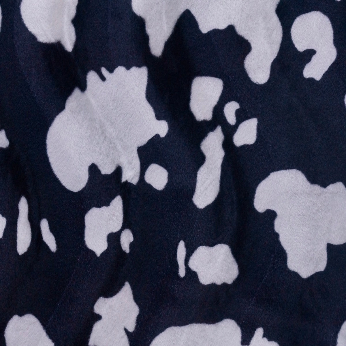 1 Yard Cow Print Velboa Faux Fur 100% Polyester