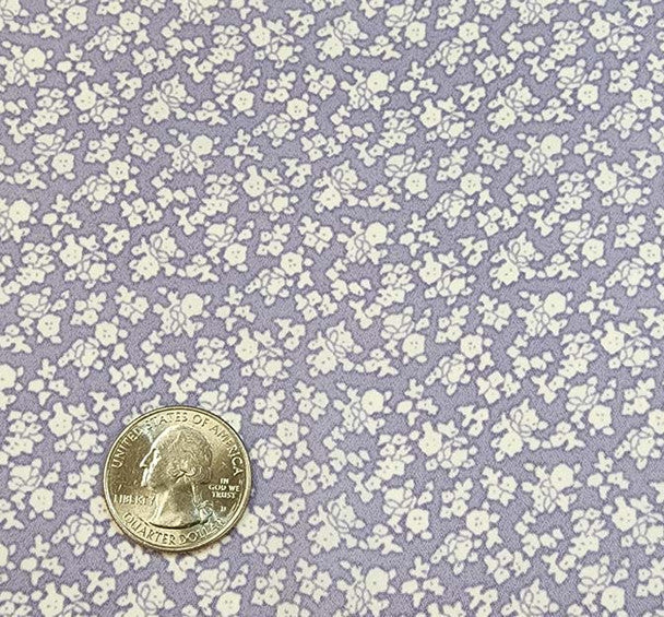 1 Yard Lavender Wool Dobby Fabric Lightweight 100% Polyester, 58" Wide for Apparel & Crafts