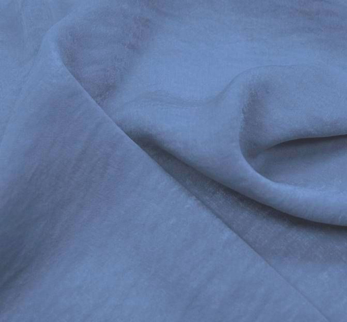 1 Yard Washed Satin Fabric Denim Soft Polyester Glossy Apparel Material for Dresses 58/60 Inches Width