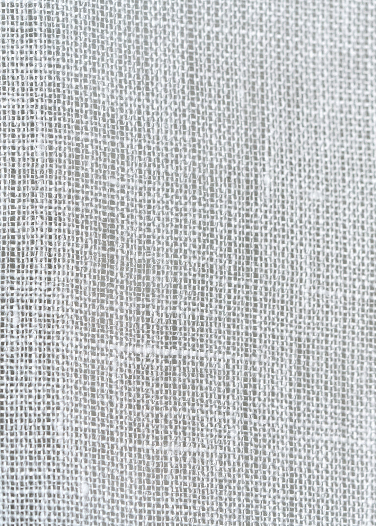 1 Yard White Pure Linen Gauze Fabric Softened Lightweight 56 Inches Wide