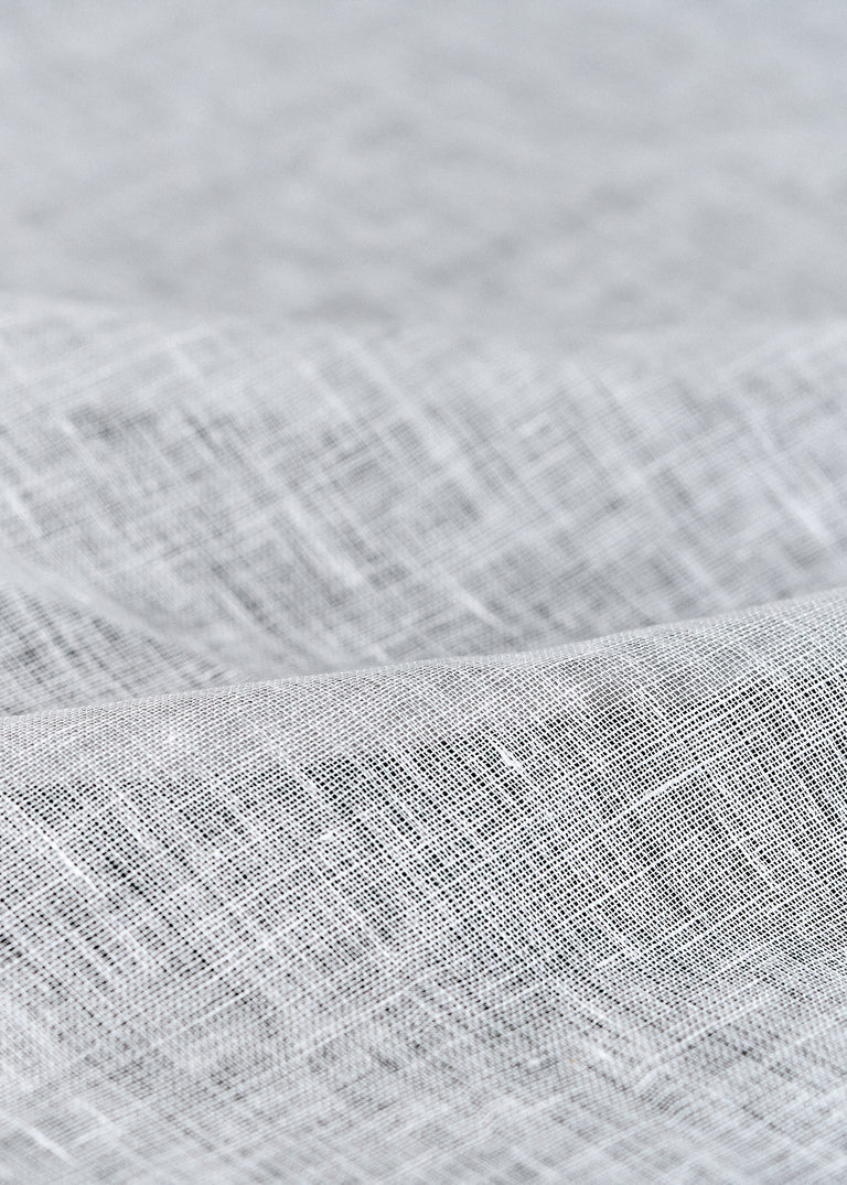 1 Yard White Pure Linen Gauze Fabric Softened Lightweight 56 Inches Wide