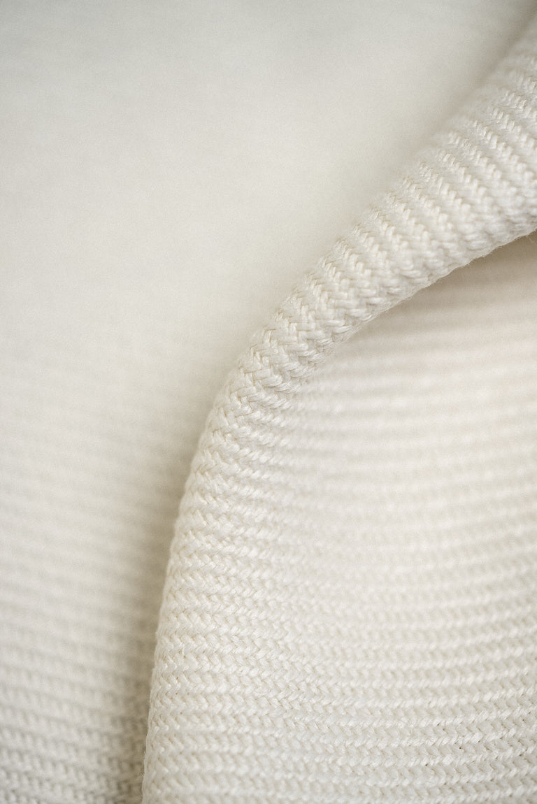 1 Yard Solid White Heavyweight Pure Linen Twill Fabric 18.5 oz Flat 54 Inches Wide