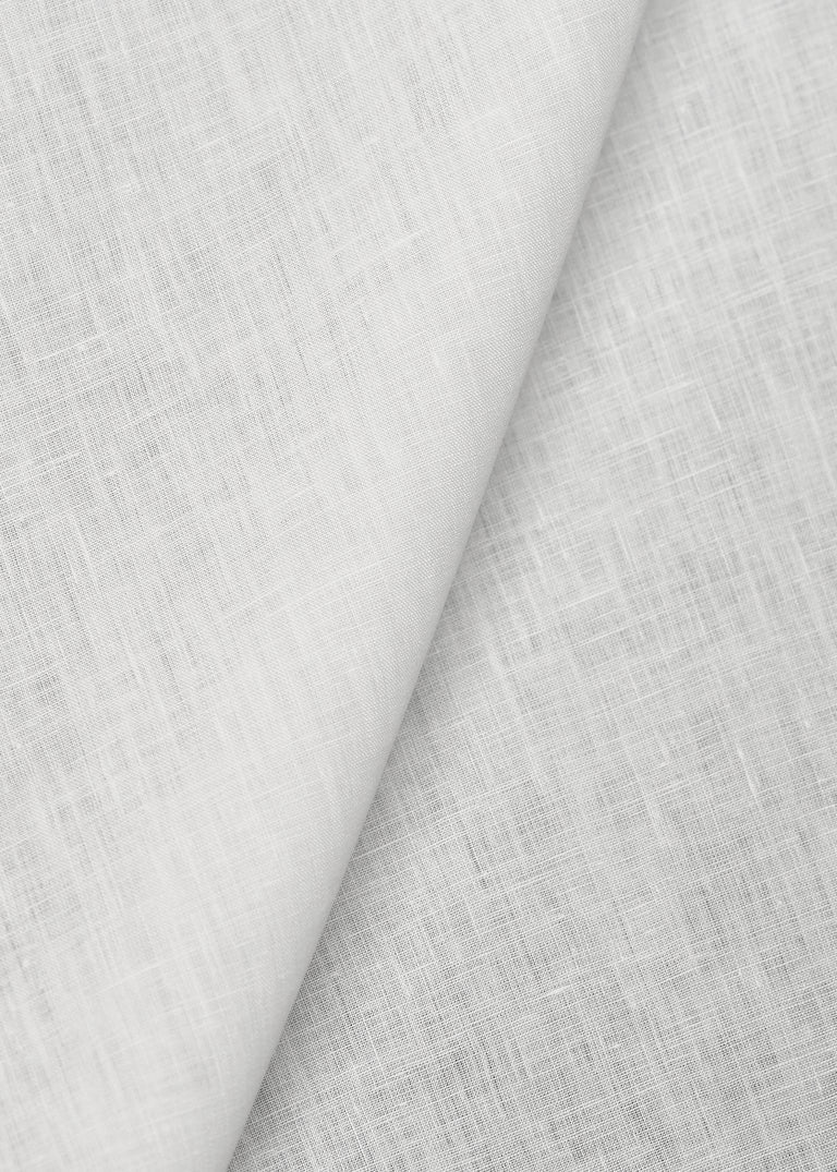 1 Yard Softened White Linen Fabric Lightweight Solid 58 Inches Wide for Apparel and Home Décor