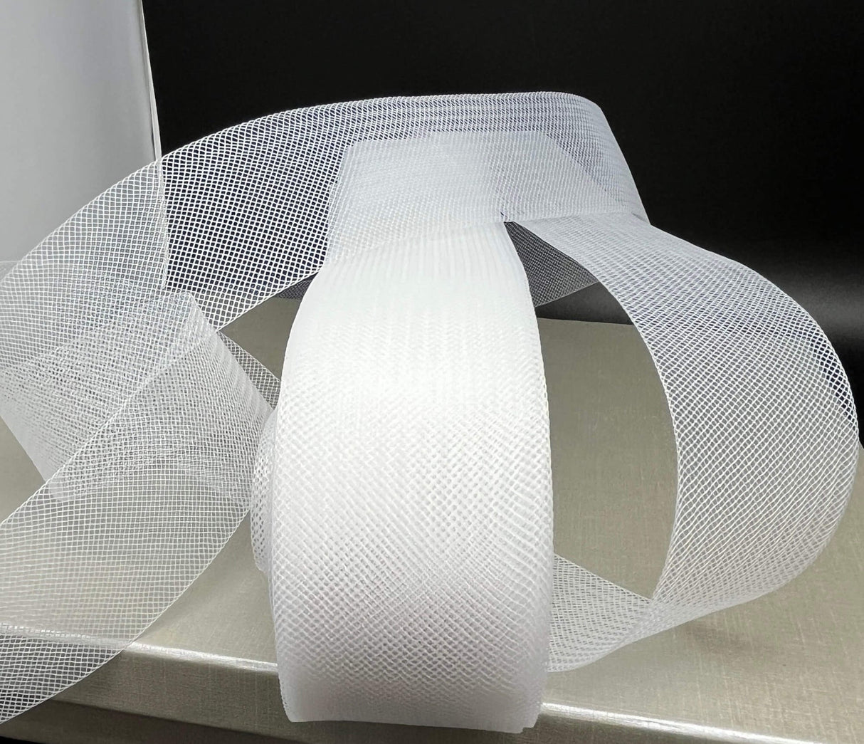 1 Yard Nylon Horsehair Trim 2" Wide Stiff Crinoline Braid for Costumes & Formal Wear