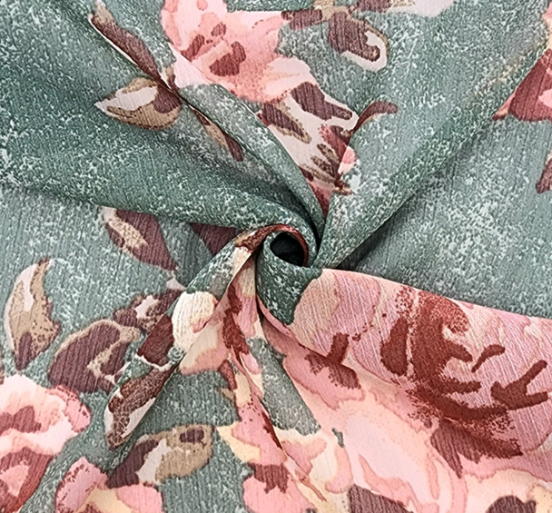 Yoryu Chiffon Dark Ivy Lightweight Sheer Wide 57/58 inches Polyester 1 Yard Fabric