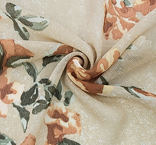 Yoryu Chiffon 57/58" Wide 1 Yard Neutral Lightweight Sheer Polyester Fabric