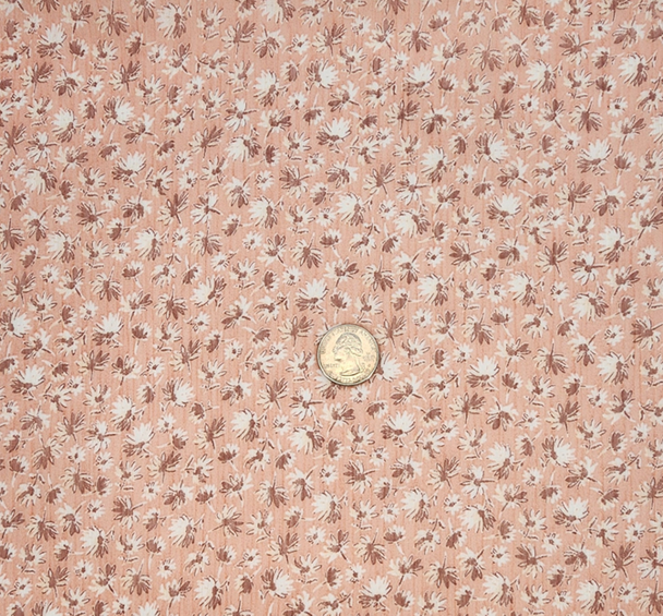 1 Yard Coral Pink Chiffon Fabric 57/58" Wide, Lightweight 100% Polyester Apparel Material