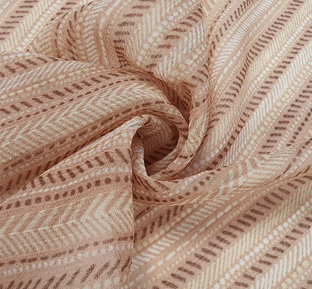 1 Yard Lightweight Coral Pink Sheer Chiffon Fabric, 58" Wide 100% Polyester Apparel Material