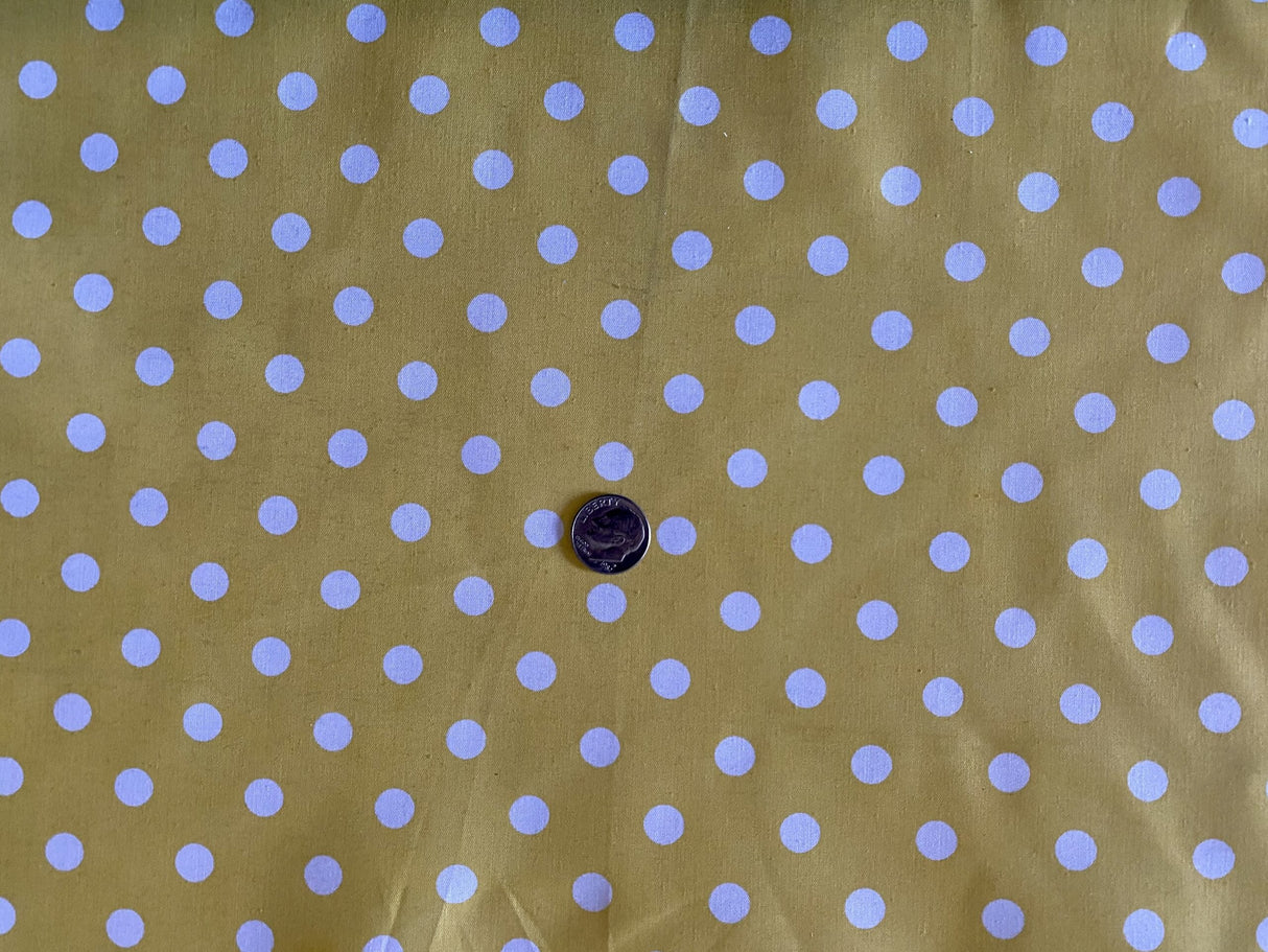 1 Yard Multi-Color Small Polka Dot Poly Cotton Fabric for Crafts Bedding Sewing Masks 60" Width