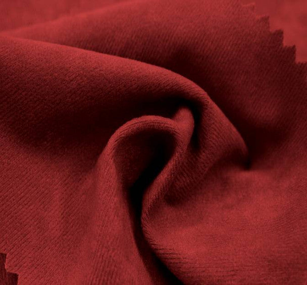 Alova Suede Berry Fabric 58/60" Wide, 1 yard