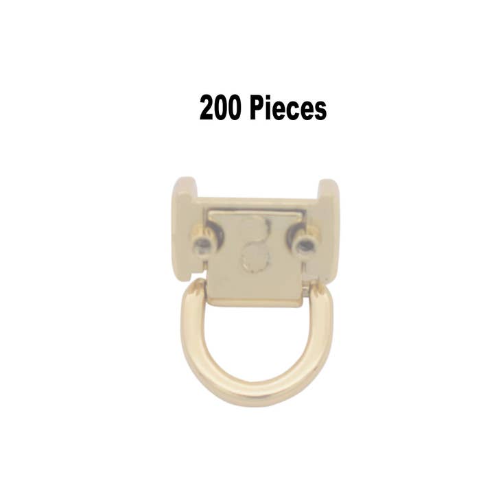 Zinc Alloy Handbag Side Clip D Ring Strap Connector Buckle