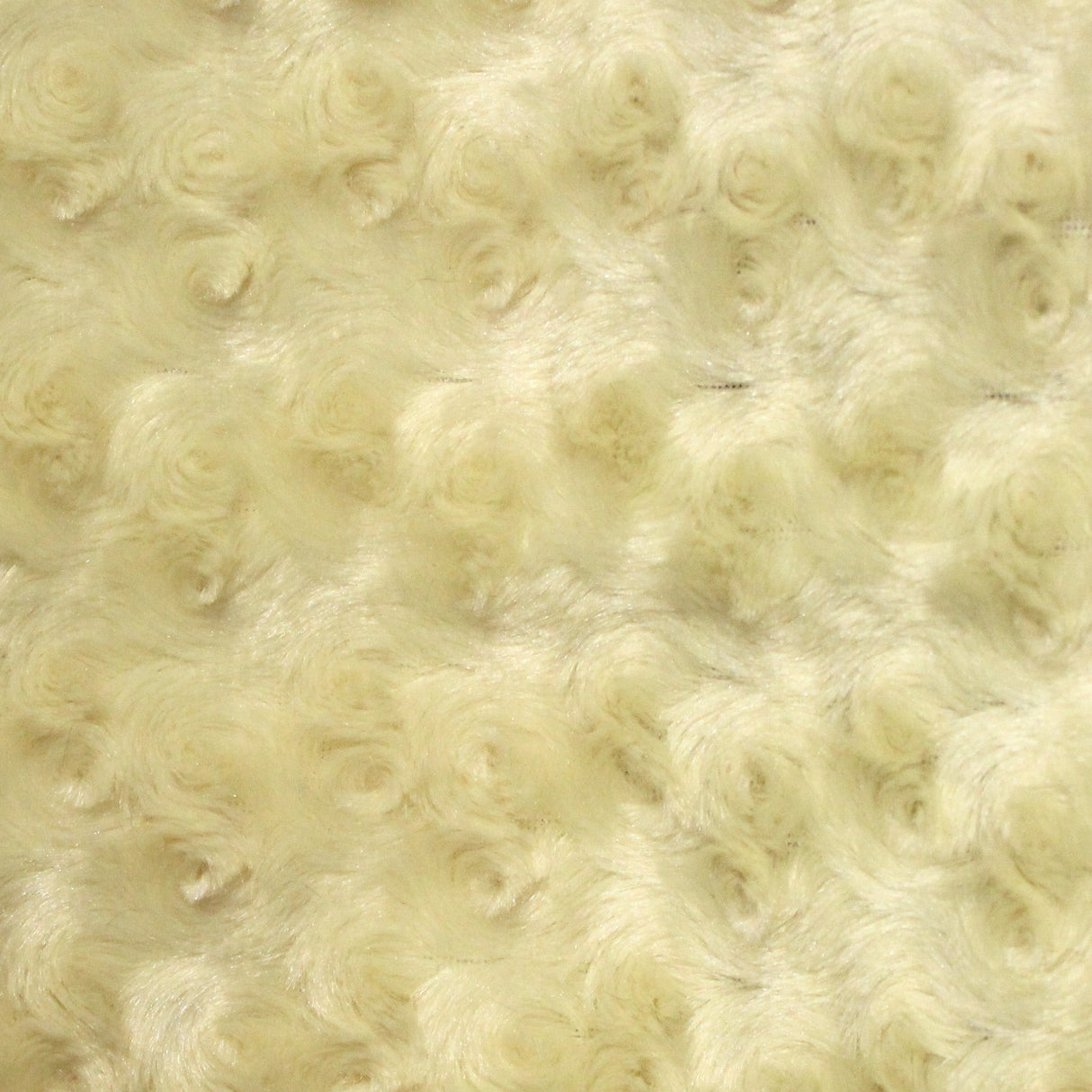 1 Yard Banana Minky Rosebud Fabric 58/60" Width Rose Swirl Embossed