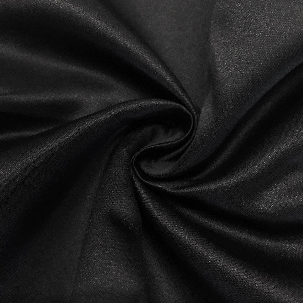1 Yard Black Matte Satin Duchess Satin Fabric 58/60? Wide 100 Percent Polyester